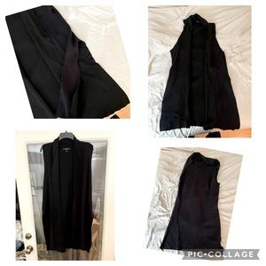 Long sleeveless sweater